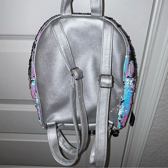 Justice Sequins Unicorn Statement Backpack - Picture 6 of 7